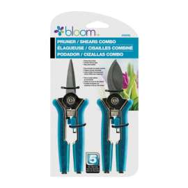 Bloom 4 in. Carbon Steel Straight Edge Pruner Set