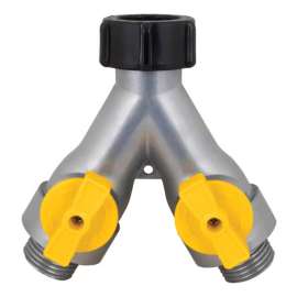 Melnor HiFlo 5/8 in. Metal Threaded Male/Female 2-Way Shut-off Valve