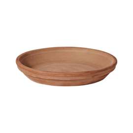 Deroma Moka 1 in. H X 6 in. D Clay Standard Plant Saucer Terra Cotta
