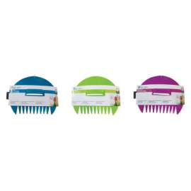 Bloom 12 in. 9 Tine Poly Leaf Scoop Poly Handle
