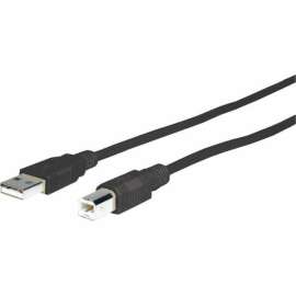 Comprehensive Cable Comprehensive USB 2.0 A Male To B Male Cable 15ft., 15 ft USB Data Transfer Cable for Printer, Scanner, Keyboard, PC, MAC, Computer, Camera, Mouse, First End: 1 x USB 2.0 Type A, Male, Second End: 1 x USB 2.0 Type B