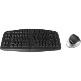 Goldtouch Gtu-0088 Keyboard Wired & Kov-Gtm-L Left Hand Mouse Bundle, USB Cable Keyboard, USB Cable Mouse, Optical, 1000 dpi