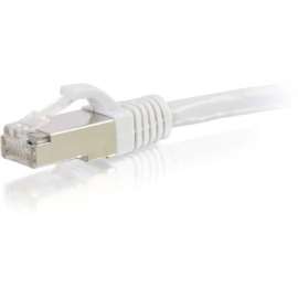 C2G-10ft Cat6 Snagless Shielded (STP) Network Patch Cable, White, Category 6 for Network Device, RJ-45 Male, RJ-45 Male
