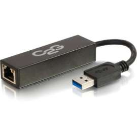 C2G USB to Gigabit Ethernet Adapter, USB, 1 Port(s), 1, Twisted Pair