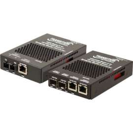 Transition Networks SGFEB1014-130 Transceiver/Media Converter, 1 x Network (RJ-45), 1 x SC Ports, Single-mode, Gigabit Ethernet