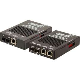 Transition Networks SGFEB1019-130 Transceiver/Media Converter, 1 x Network (RJ-45), 1 x LC Ports, Single-mode, Gigabit Ethernet