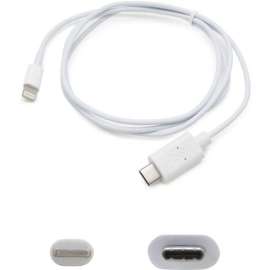 AddOn 1m USB 3.1 (C) Male to Lightning Male White Cable, 100% compatible and guaranteed to work