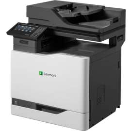 Lexmark CX820 CX820de Laser Multifunction Printer, Color, Copier/Fax/Printer/Scanner, 52 ppm Mono/52 ppm Color Print, 2400 x 600 dpi Print