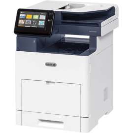 Xerox VersaLink B605/XM LED Multifunction Printer-Monochrome-Copier/Fax/Scanner-58 ppm Mono Print-1200x1200 Print-Automatic Duplex Print-250000 Pages Monthly-700 sheets Input-Color Scanner-600 Optical Scan-Monochrome Fax-Gigabit Ethernet, Copier/Fax/Print