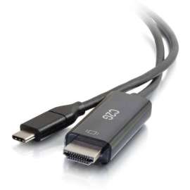 C2G 3ft USB C to HDMI Adapter Cable, 4K 60Hz, 3 ft HDMI/USB A/V Cable for Audio/Video Device, HDTV, Projector, First End: 1 x HDMI Male Digital Audio/Video, Second End: 1 x Type C Male USB