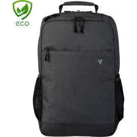 V7 Elite Carrying Case (Backpack) for 14" to 14.1" Notebook, Gray, Weather Resistant, Moisture Resistant, Fabric, Foam Body, Shoulder Strap, Trolley Strap