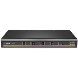 Vertiv Cybex SC800 Secure KVM ,  Single Head ,  4 Port Universal and DVI ,  NIAP version 4.0 Certified, Secure Desktop KVM Switches