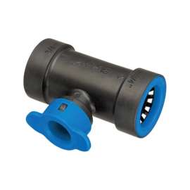Orbit Blu-Lock 3/4 in. Push X 1/2 in. D Push Tee Connector