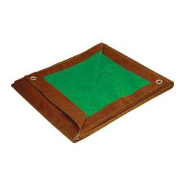 Foremost Tarp Co. Dry Top 20 ft. W X 30 ft. L Medium Duty Polyethylene Reversible Tarp Brown/Green