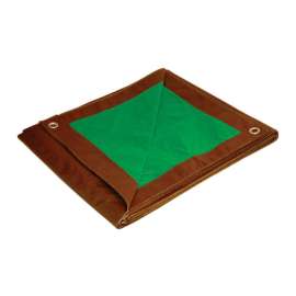 Foremost Tarp Co. Dry Top 16 ft. W X 20 ft. L Medium Duty Polyethylene Reversible Tarp Brown/Green