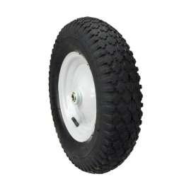 MaxPower 8 in. D X 15 in. D 300 lb. cap. Centered Wheelbarrow Wheel Rubber 1 pk