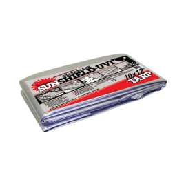 DeWitt Polytuf 10 ft. W X 12 ft. L Heavy Duty Fabric Tarp Black/Silver