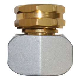 Rugg 5/8-3/4 in. Zinc Threaded Female Hose Coupling