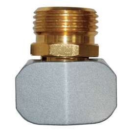 Rugg 5/8-3/4 in. Zinc Threaded Male Hose Coupling