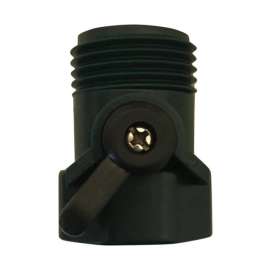 Rugg 3/4 in. Plastic Threaded Male Hose Shut-off Valve
