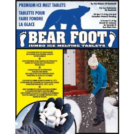 BearFoot Sodium Chloride and Calcium Chloride Tablet Ice Melt 25 lb