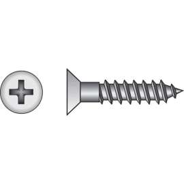 Hillman No. 14 X 1-1/4 in. L Phillips Zinc-Plated Wood Screws 100 pk