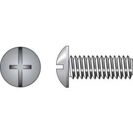 Hillman No. 8-32 X 3/4 in. L Combination Truss Head Zinc-Plated Steel Machine Screws 100 pk