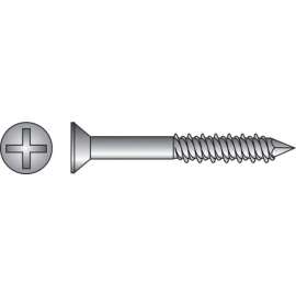 Hillman Tapper Steel Flat Head Concrete Screw Anchor 100 pk