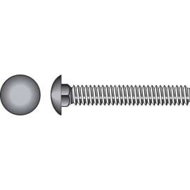 Hillman 7/16 in. X 1-1/2 in. L Zinc-Plated Steel Carriage Bolt 50 pk