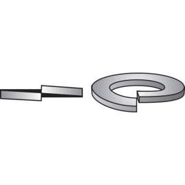 Hillman 3/8 in. D Zinc-Plated Steel Split Lock Washer 1500 pc