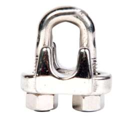 Campbell Polished Stainless Steel Wire Rope Clip
