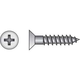 Hillman No. 12 X 2 in. L Phillips Wood Screws 100 pk