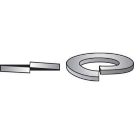 Hillman Zinc-Plated Steel Split Lock Washer 100 pk