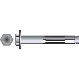 Hillman 3/4 in. D X 4-1/4 in. L Steel Hex Head Sleeve Anchors 5 pk