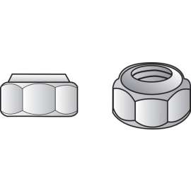 Hillman 5/16 in. Zinc-Plated Steel SAE Nylon Lock Nut 100 pk