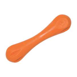 West Paw Zogoflex Orange Plastic Hurley Bone Chew Dog Toy Large in. 1 pk