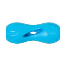 West Paw Zogoflex Blue Plastic Qwizl Dog Treat Toy/Dispenser Small 1 pk