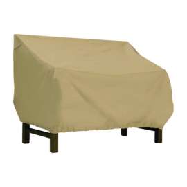 Classic Accessories Terrazzo 31 in. H X 32 in. W X 75 in. L Brown Polyester Loveseat Cover