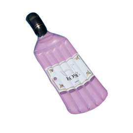 Swimline Clear/Pink Vinyl Inflatable Rose Pool Float