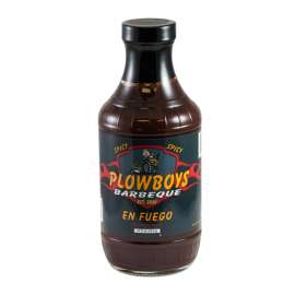 Plowboys BBQ En Fuego Spicy BBQ Sauce 16 oz