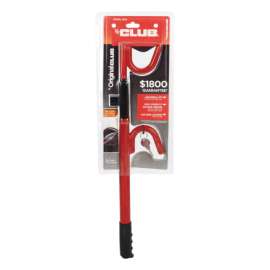 The Club Red Steering Wheel Lock For Fit Most Vehicles 1 pk