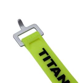 TitanStraps Super Strap 0.88 in. W X 18 in. L Yellow Tie Down Strap 60 lb 1 pk