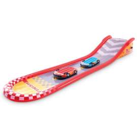 Intex 10 gal Inflatable Racing Fun Slide 30 in. H X 47 in. W X 221 in. L