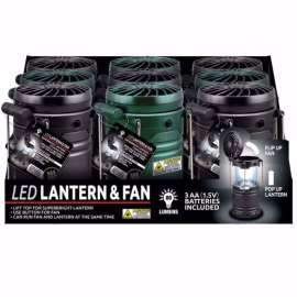 Blazing LEDz 80 lm Assorted LED LED Lantern & Fan