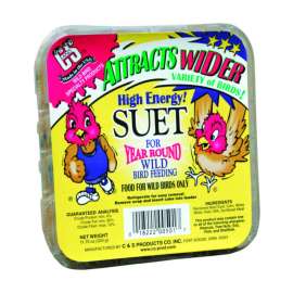 C&S Products Assorted Species Beef Suet Wild Bird Food 11.75 oz