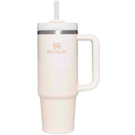 Stanley The Quencher H2.0 30 oz Double-wall Cream BPA Free Insulated Straw Tumbler