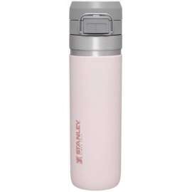 Stanley The Quick Flip Go 24 oz Rose Quartz BPA Free Vacuum Insulated Bottle