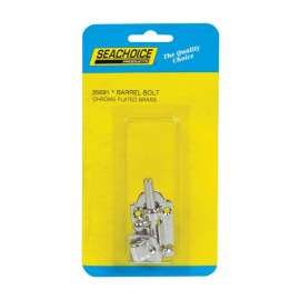 Seachoice Chrome-Plated Brass 2-7/8 in. L X 1-3/8 in. W Barrel Bolt 1 pk