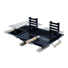 Marsh Allen Hibachi Charcoal Grill Black