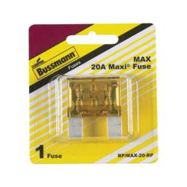 Bussmann 20 amps MAX Yellow Blade Fuse 1 pk